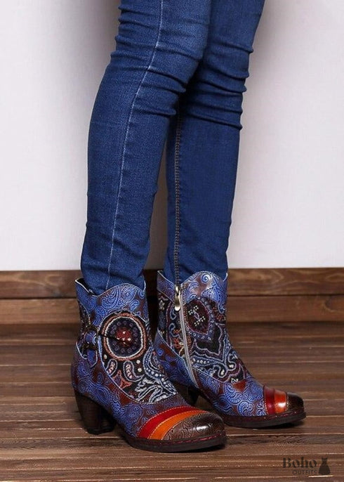 Boho Heel Boots